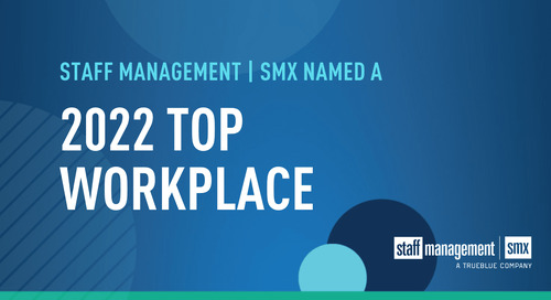 Staff Management | SMX among TrueBlue companies to win Top Workplaces in USA award