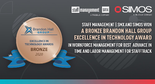 Staff Management | SMX and SIMOS Solutions Win Bronze in Brandon Hall Group Excellence in Technology Awards