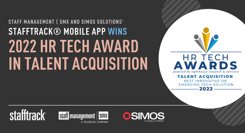 Staff Management | SMX and SIMOS Solutions’ Stafftrack® Mobile App Wins HR Tech Award for Innovation