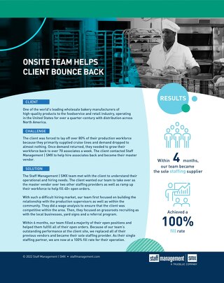 Onsite team helps client bounce back  [Case Study]