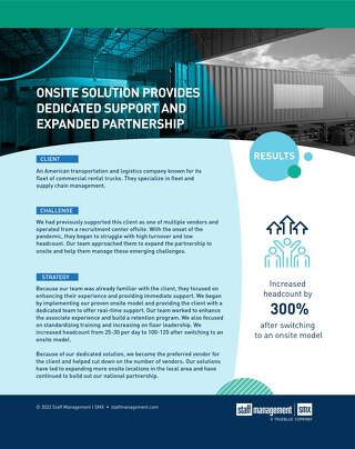 Onsite solution provides dedicated support and expanded partnership [Case Study]